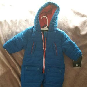 NWT Weatherproof 3-6 mo Snowsuit Red and Blue